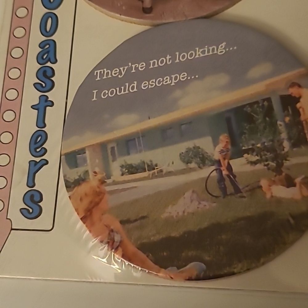 Vintage Style Coaster Set - Picture 7 of 8